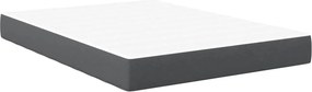 vidaXL Στρώμα Κρεβατιού με στρώμα Γκρι 160 x 200 cm ύφασμα