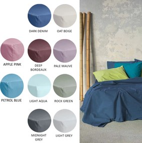 Σεντόνι Μονό Με Λάστιχο (100x200+32) Nima Unicolors SS24 Μπλε