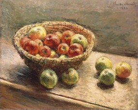 Monet, Claude - Αναπαραγωγή A Bowl of Apples; Le Panier de Pommes, 1880, (40 x 30 cm)