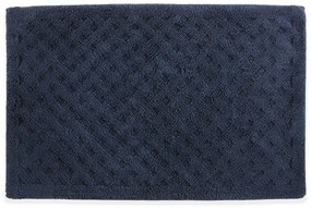 Πατάκι Μπάνιου Vania Blue-Black Nef-Nef Homeware 60X90 100% Βαμβάκι