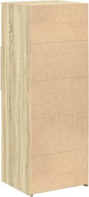 vidaXL Ντουλάπι Sonoma Δρυς 45x42,5x124 εκ. από Επεξεργασμένο Ξύλο