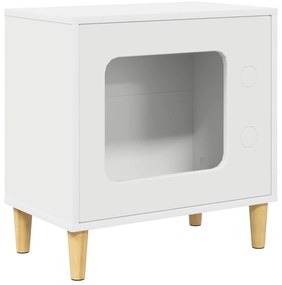 vidaXL Σπίτι Γάτας Λευκό 51 x 30 x 52 εκ. Επεξεργασμένο ξύλο