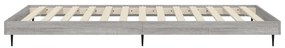 vidaXL Πλαίσιο Κρεβατιού Γκρι Sonoma 90 x 190 εκ. Επεξεργασμένο Ξύλο