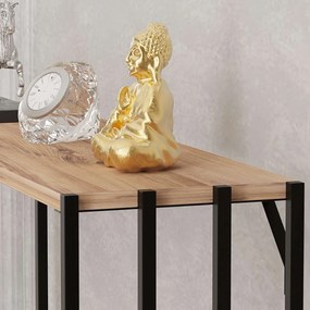 Μπουφές Μαύρο / Πεύκο Atlantic VERONA 90x26x74