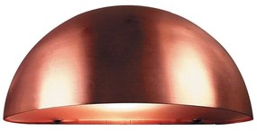 Φωτιστικό Τοίχου Scorpius Maxi 21751030 27x14cm 1xE27 60W IP23 Copper Nordlux Steel,Plastic