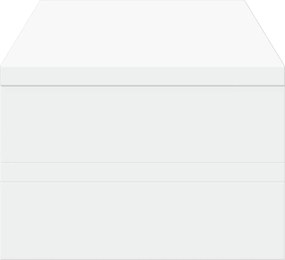 vidaXL Βάση Οθόνης Λευκή 54x22x15 εκ. από Επεξεργασμένο Ξύλο