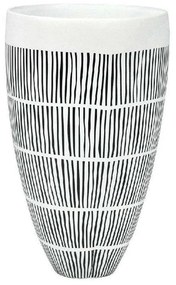Βάζο NFU427 16x26,5cm White-Black Espiel Porcelain