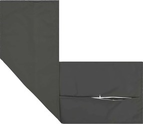vidaXL Κάλυμμα Μαξιλαριού HOUTEN Ανθρακί 40 x 145 εκ. Πολυεστέρας