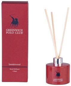 Αρωματικό Χώρου Με Sticks 3003 Sandalwood 150ml Greenwich Polo Club Glass