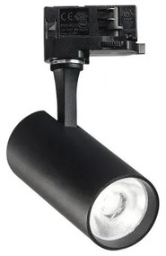 Σποτ Τριφασικής Ράγας Link LED 15W Μαύρο 3000K CRI90 Fox 285375 Ideal Lux 285375