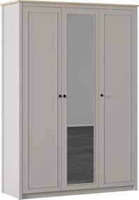 Ντουλάπα Γκρι / Δρυς PAZOBE 145.8x52.7x208.5
