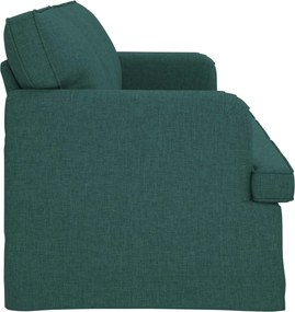 vidaXL Καναπές Σκούρο Πράσινο