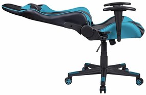 Καρέκλα gaming Mesa 312, Μπλε, Μαύρο, 125x70x67cm, 19 kg, Με ρόδες, Με μπράτσα, Μηχανισμός καρέκλας: Κλίση | Epipla1.gr