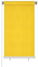 Στόρι Σκίασης Ρόλερ Εξωτερικού Χώρου Κίτρινο 80 x 140 εκ. HDPE - Κίτρινο