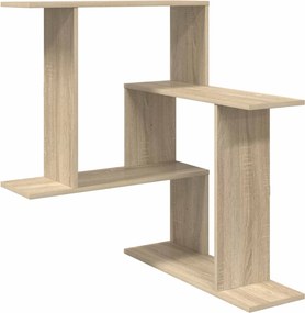 vidaXL Ράφι Τοίχου Sonoma Δρυς 67 x 67 x 87 εκ. Επεξεργασμένο Ξύλο