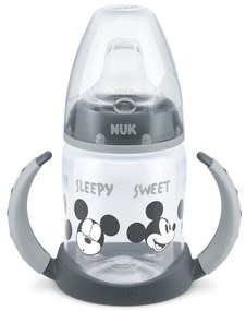 Μπιμπερό First Choice Plus Mickey 10743944 Με Λαβές 150ml 6-18 Μηνών Grey Nuk 150ml Polypropylene