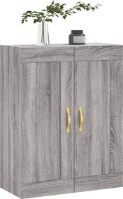 vidaXL Ντουλάπι Επιτοίχιο Γκρι Sonoma 69,5 x 34 x 90 εκ. Επεξεργ. Ξύλο