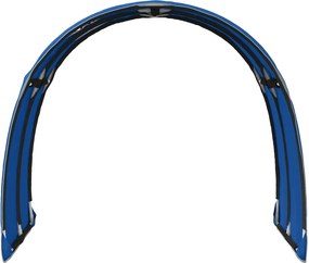 vidaXL Κρεβάτι Τούνελ 2 pcs Μπλε 211 x 67.5 x 2 εκ. Πολυεστέρας