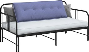 vidaXL Μαξιλάρι Πλάτης Μπλε τζην 140 x 19 x 50 εκ ύφασμα