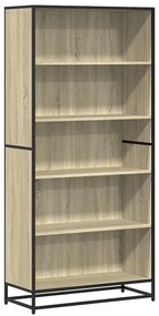 vidaXL Βιβλιοθήκη Sonoma Oak 80,5x35x170,5 cm Ξύλινη κατασκευή