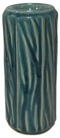 Κηροπήγιο Για Ρεσώ 003-123-044 7,7x7,7x17,3cm Green Ceramic