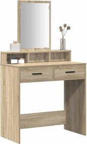 vidaXL Τραπέζι περιποίησης Δρύς Sonoma 79 x 41 x 140 εκ.