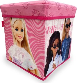 Σκαμπό Με Αποθηκευτικό Χώρο (30X30) Dimcol Barbie 15