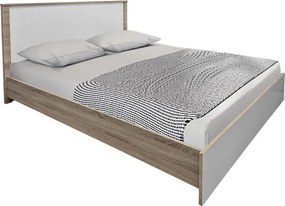 Σετ Κρεβατοκάμαρας Athos Sonoma Λευκό με Κρεβάτι 160x200εκ Σετ 4τεμ