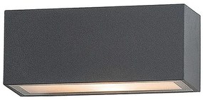 Απλίκα Φωτιστικό Τοίχου E27 18W IP44 Σκούρο Γκρι E146 Zambelis-E146-Ανθρακί E146