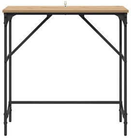 vidaXL Τραπέζι κονσόλας Artisan Oak 75 x 32 x 75 εκ.