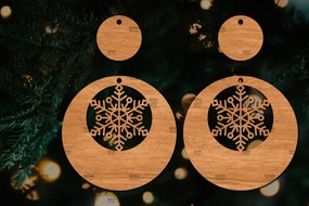 Σετ των 3 Intra απο ξύλο plywood 3mm-4mm πάχος – Πρότυπο Σκουλαρίκια Snowflakes Δίασταση  5x5 cm INTRAFABR-106591823