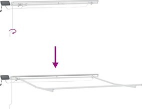vidaXL Χειροκίνητη τέντα με ηλιακό LED 4 x 3 m Taupe 100% Πολυεστέρας