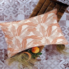 Μαξιλαροθήκες Badida 06 (Σετ 2τμχ) Peach-Ecru Kentia 50Χ70 100% Cotton Percale