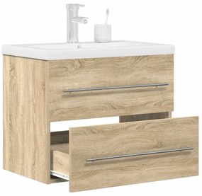 vidaXL Σετ Επίπλων Μπάνιου 2 Τεμαχίων Sonoma Δρυς Επεξεργασμένο Ξύλο