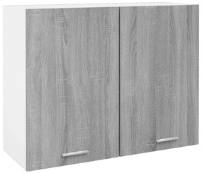 vidaXL Ντουλάπι Κρεμαστό Lyon Γκρι Sonoma 80x31x60εκ.
