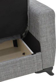 Σετ σαλονιού 2τεμ Modesto pakoworld ύφασμα σε γκρι απόχρωση