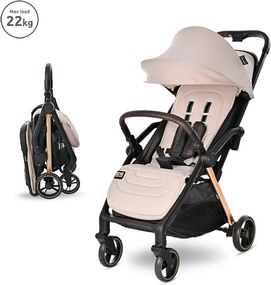 AUTOFOLDING BABY STROLLER LORET 22 KG BEIGE