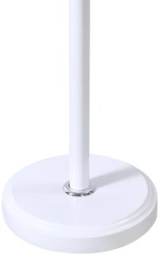 Καλόγερος Sinem pakoworld μέταλλο σε λευκή-φυσική απόχρωση Φ30x175εκ