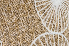 Μαξιλάρι Home ESPRIT Λευκό Φυσικό 50 x 15 x 30 cm