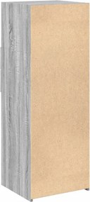vidaXL Ντουλάπι Γκρι Sonoma 45x42,5x124 εκ. από Επεξεργασμένο Ξύλο