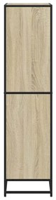 Βιβλιοθήκη Sonoma Oak 60x35x139 cm Ξύλινη κατασκευή - Καφέ