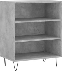 vidaXL Ντουλάπι Γκρι Σκυροδέματος 57x35x70 εκ. Επεξεργασμένο Ξύλο