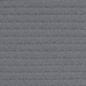 Καλάθι Απλύτων Γκρι και Λευκό Ø60x36 εκ. Βαμβακερό - Πολύχρωμο