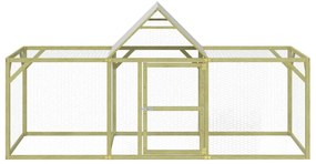 vidaXL Κοτέτσι 300x100x150 εκ. από Μασίφ Εμποτισμένο Ξύλο Πεύκου