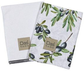 Ποτηρόπανα (Σετ 2τμχ) Das Home Kitchen 0635