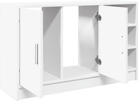 vidaXL Ντουλάπι Νιπτήρα Λευκό 90x29x55 εκ. Επεξεργασμένο Ξύλο