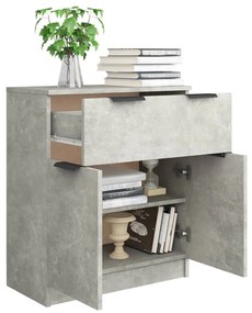 vidaXL Ντουλάπι Γκρι Σκυροδέματος 60x30x70 εκ. Επεξεργασμένο Ξύλο