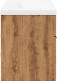 vidaXL Σετ Επίπλων Μπάνιου 2 Τεμαχίων Τεχνίτης Δρυς από Τεχν. Ξύλο