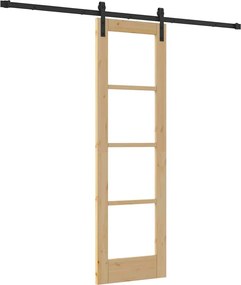 vidaXL Συρόμενη Πόρτα ORKDAL Φυσικό 61 x 198,5 εκ.