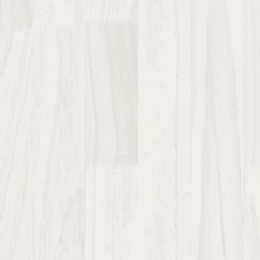 vidaXL Πλαίσιο Κρεβατιού Λευκό 140 x 190 εκ. από Μασίφ Ξύλο Πεύκου